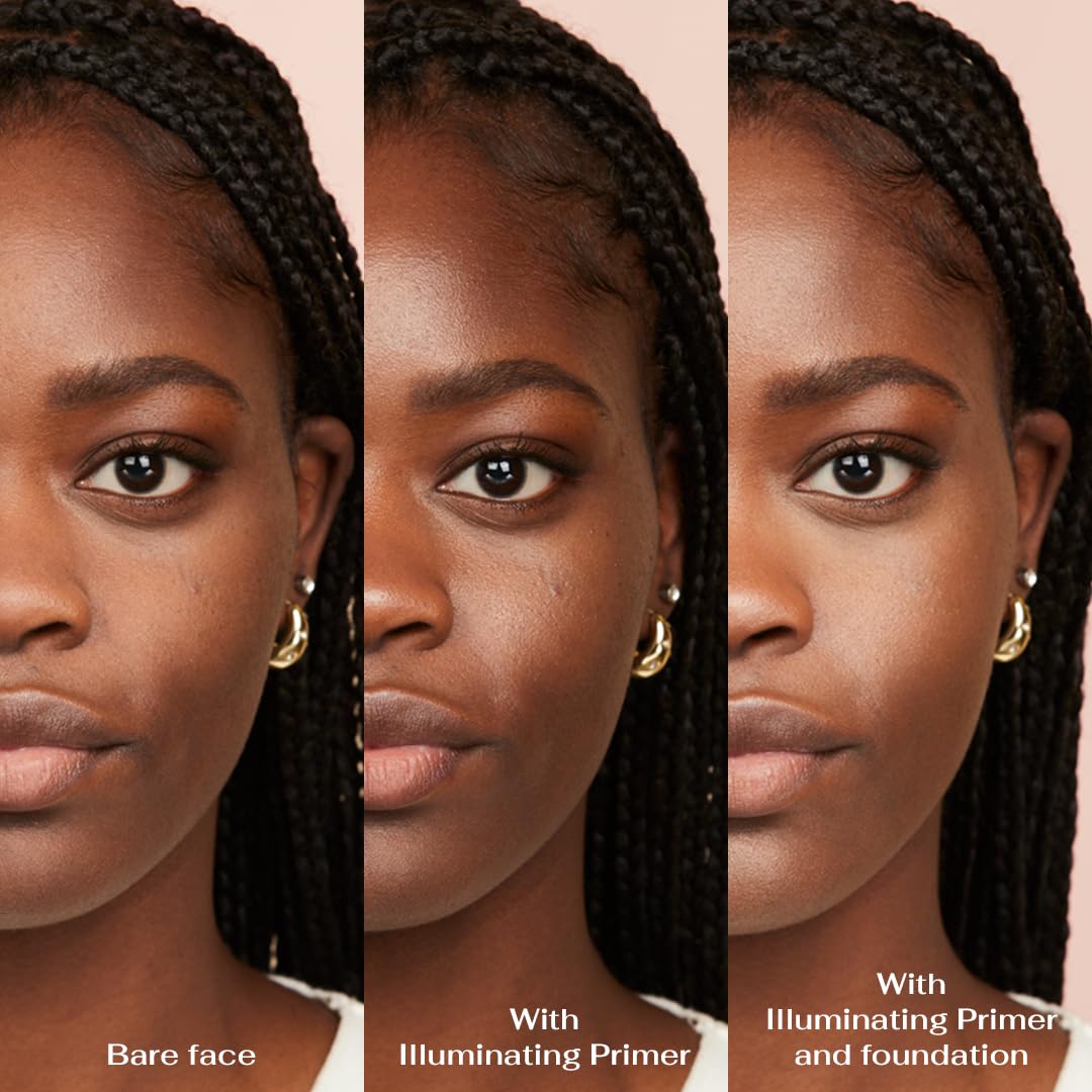 Lise Watier Illuminating Primer before foundation application glow base