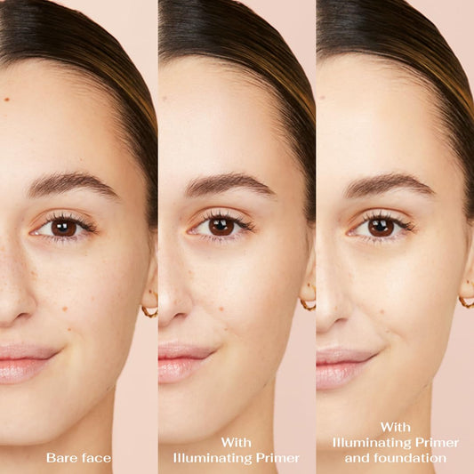 Lise Watier Illuminating Primer cream swirl texture for glow