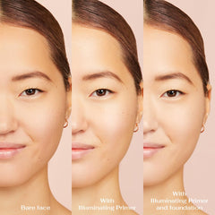 Lise Watier Illuminating Primer pearlescent particles shimmering
