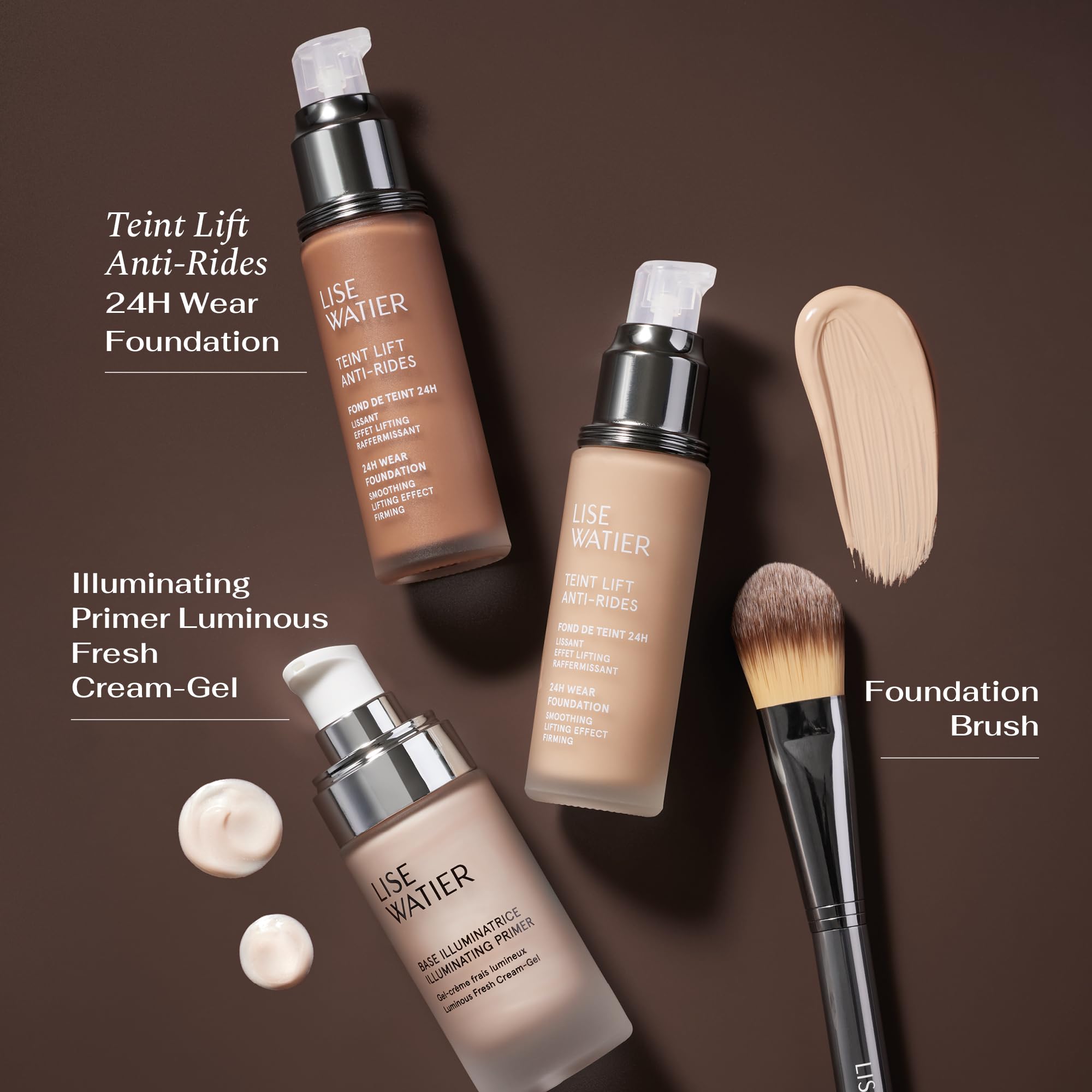 Lise Watier Illuminating Primer universal shade on skin for all complexions