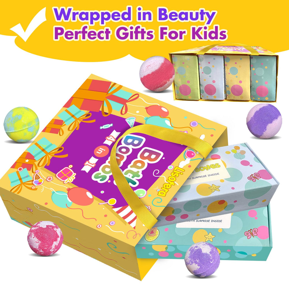 Lisotera bath bombs make a perfect gift idea for celebrations.