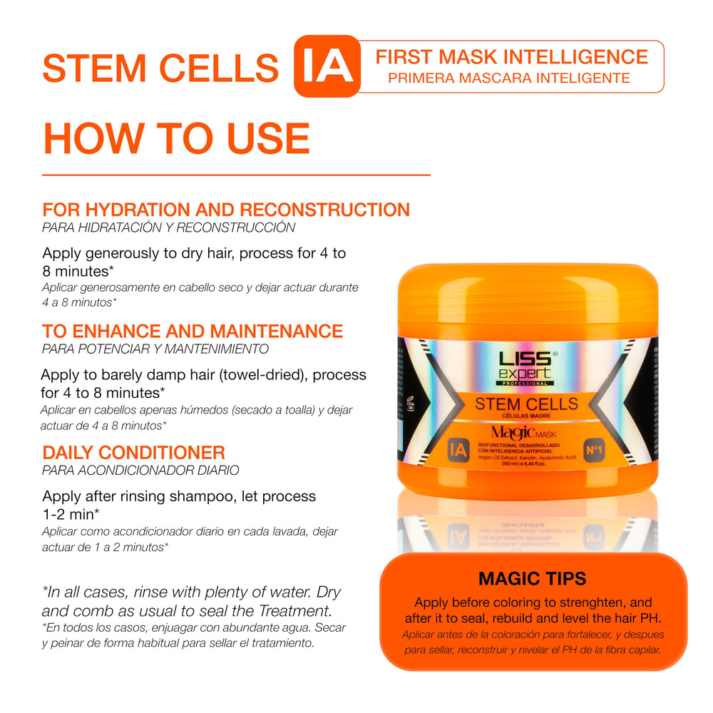 Liss Expert Professional stem cells serum-oil-treatment for lasting protection and glow.