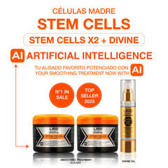 Liss Expert Stem Cells Express bottle delivering deep hydration for silky nourished hair
