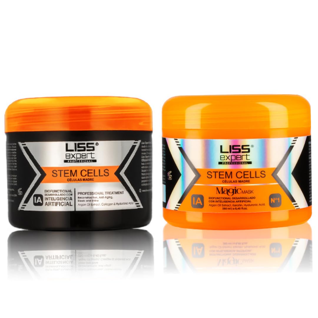 Liss Expert Stem Cells Smoothing Treatment bottle for stronger, more manageable hair.