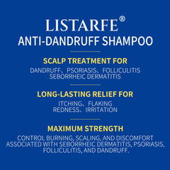 Listarfe Dandruff Shampoo massage on scalp for thorough cleansing