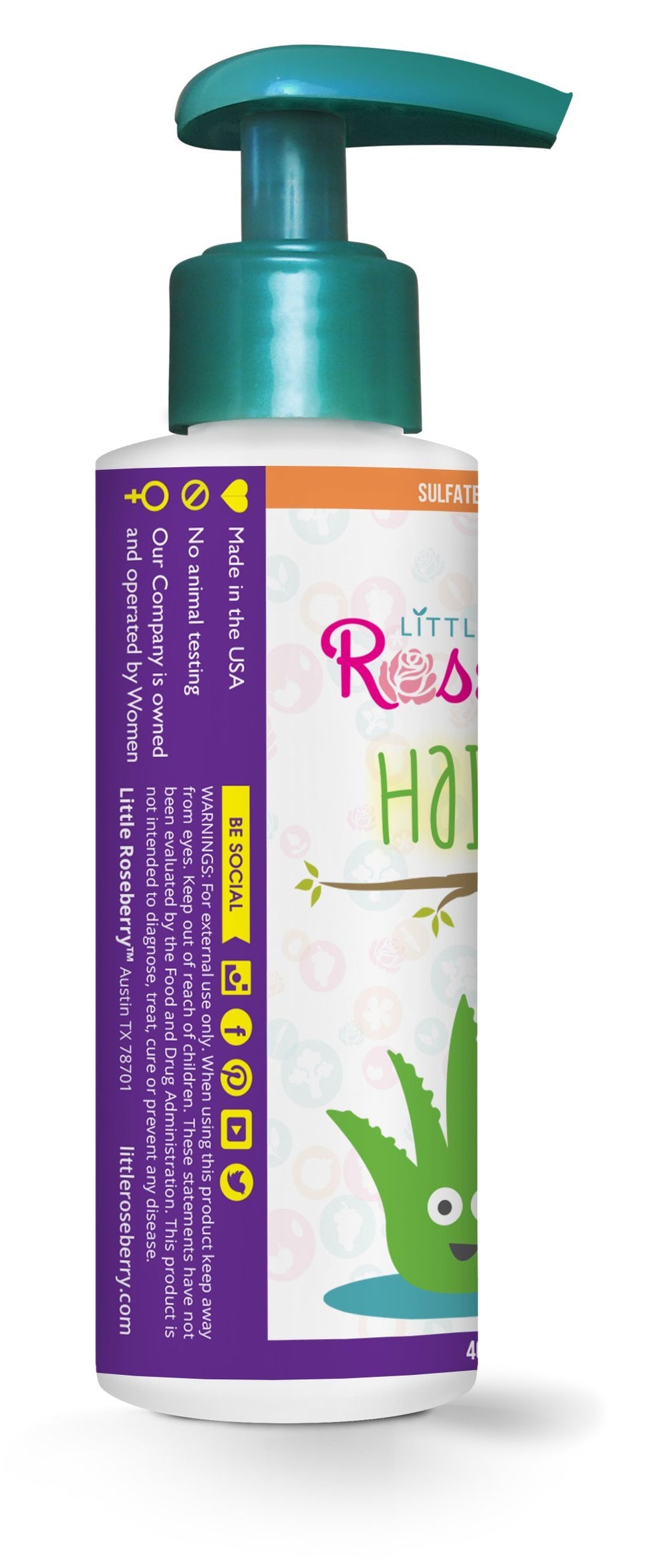 Smooth texture from Little Roseberry gel helps tame curls and flyaways.