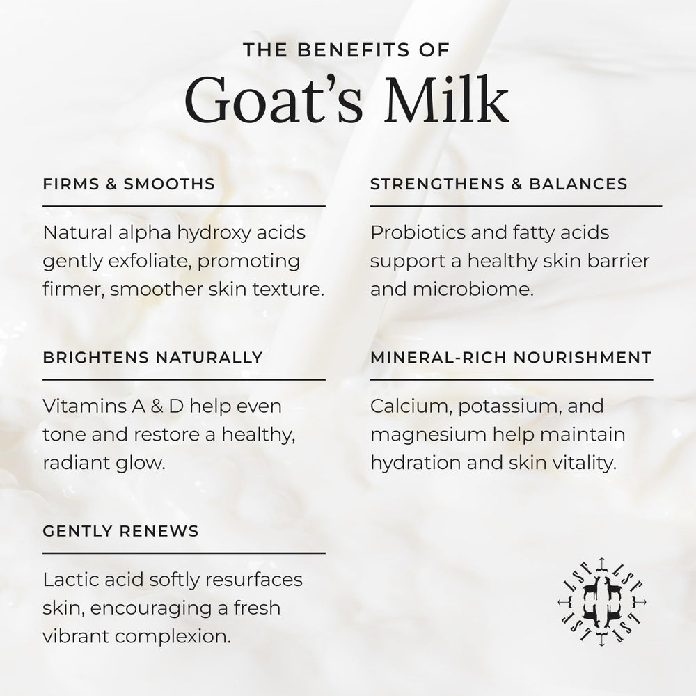 Little Seed Farm goat milk soap lather for gentle cleansing on sensitive skin.
