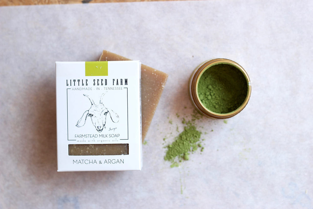 Little Seed Farm lather texture demonstrates smooth cleansing for dry or mature skin