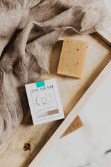 Little Seed Farm rosemary mint aroma energizes morning showers.