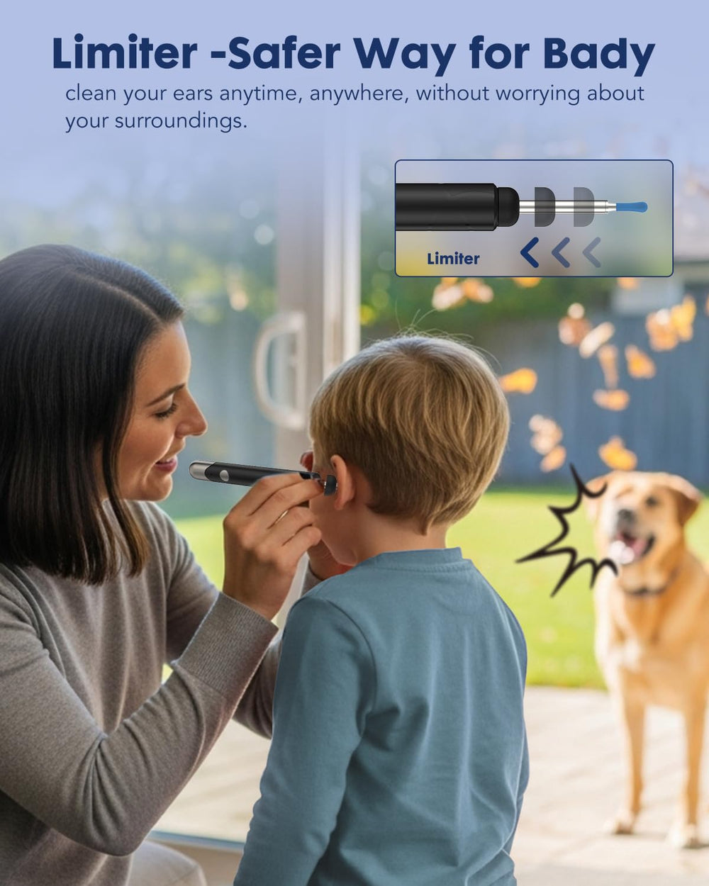 Littlelucky 1080p HD lens with 6 LEDs for bright, detailed viewing