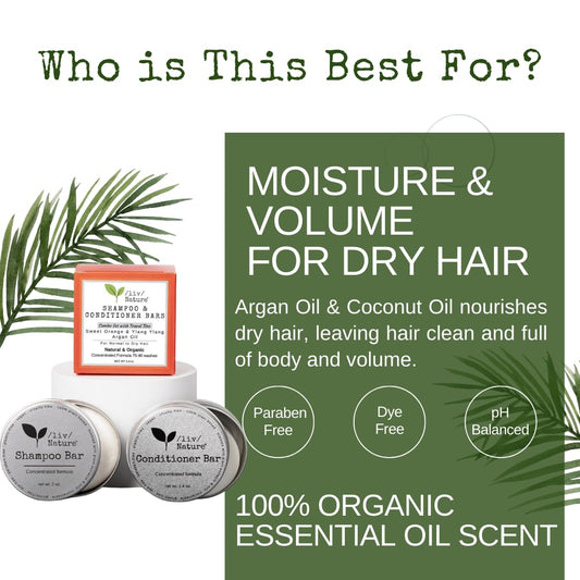 liv Nature conditioner bar in travel case delivering lightweight conditioning.