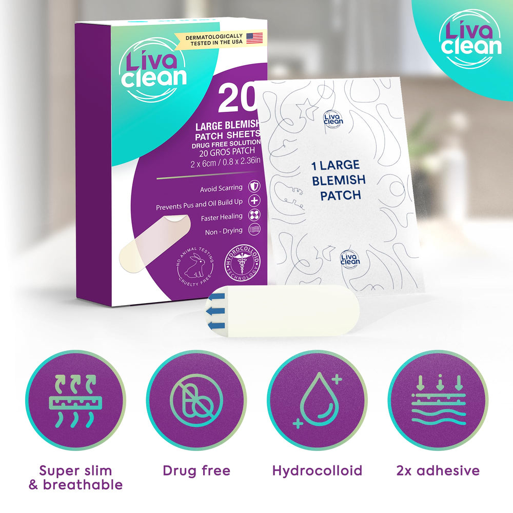 LivaClean night-use patch in a soft, discreet design.