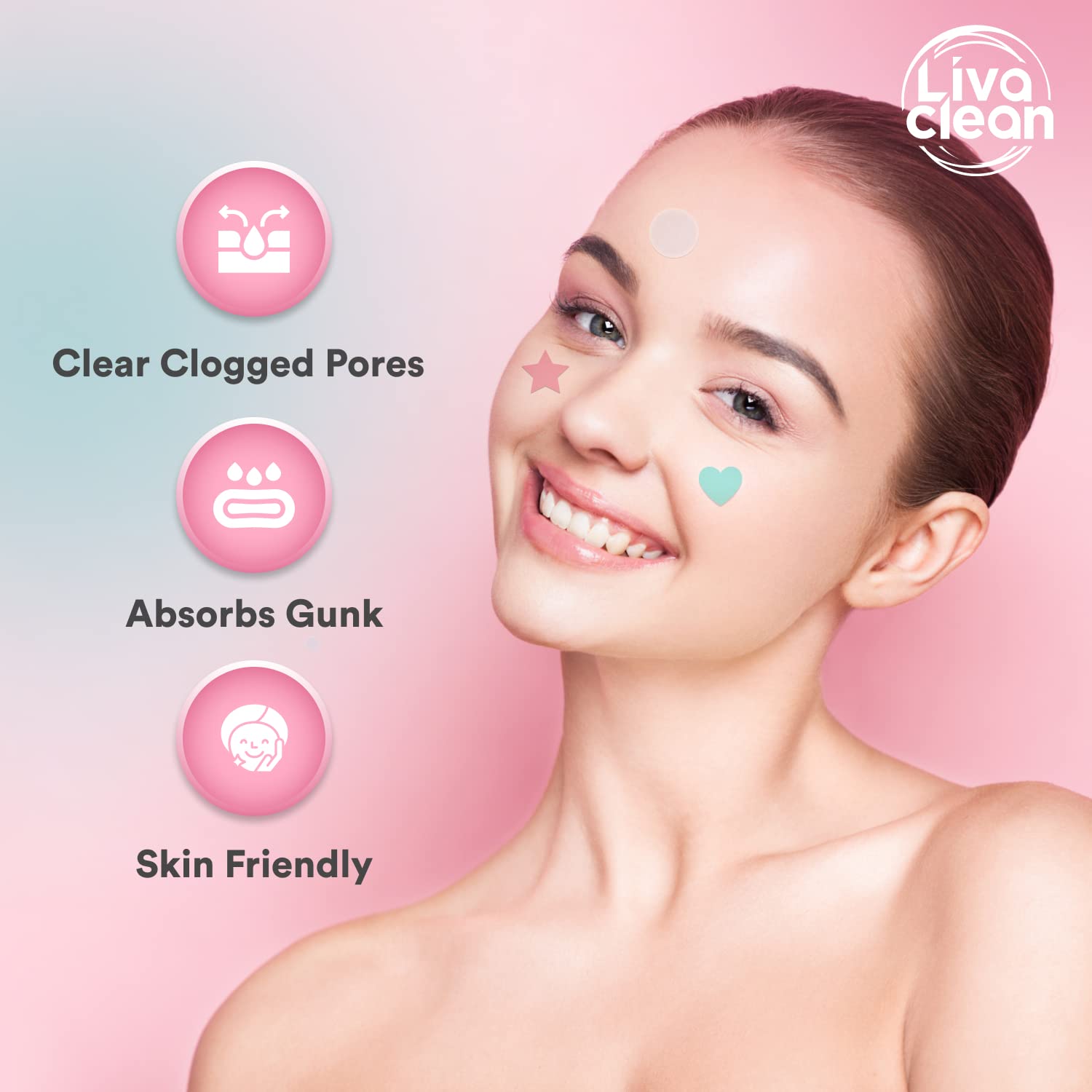 LivaClean packaging and 240-count supply ideal for home skincare kits.