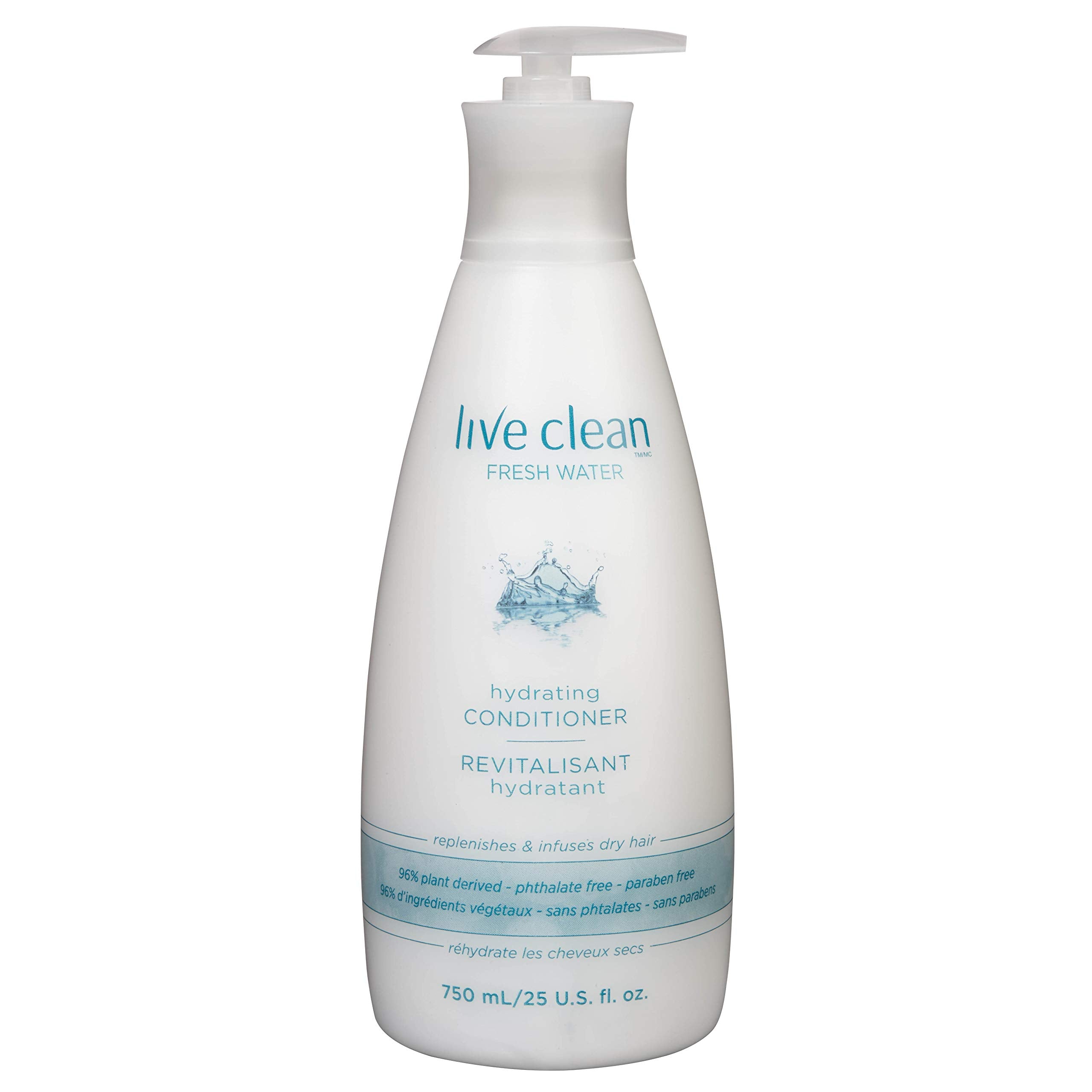 Live Clean Freshwater Conditioner bottle front for premium coat-softening experience