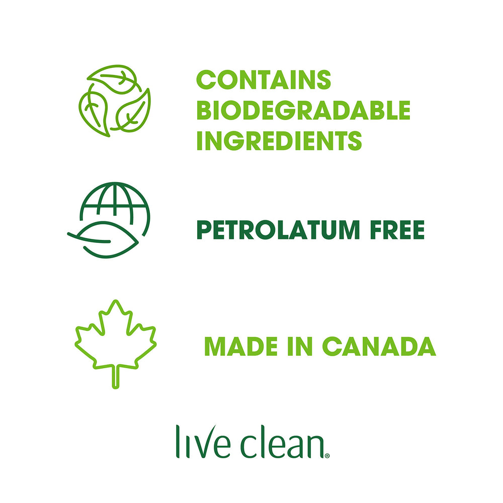 Live Clean Freshwater Conditioner shine on coat implies easier brushing and vibrant appearance