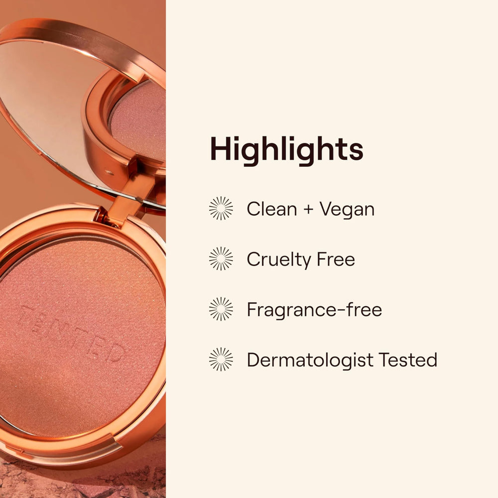Live Tinted Huebeam lifestyle look demonstrates easy daily radiance