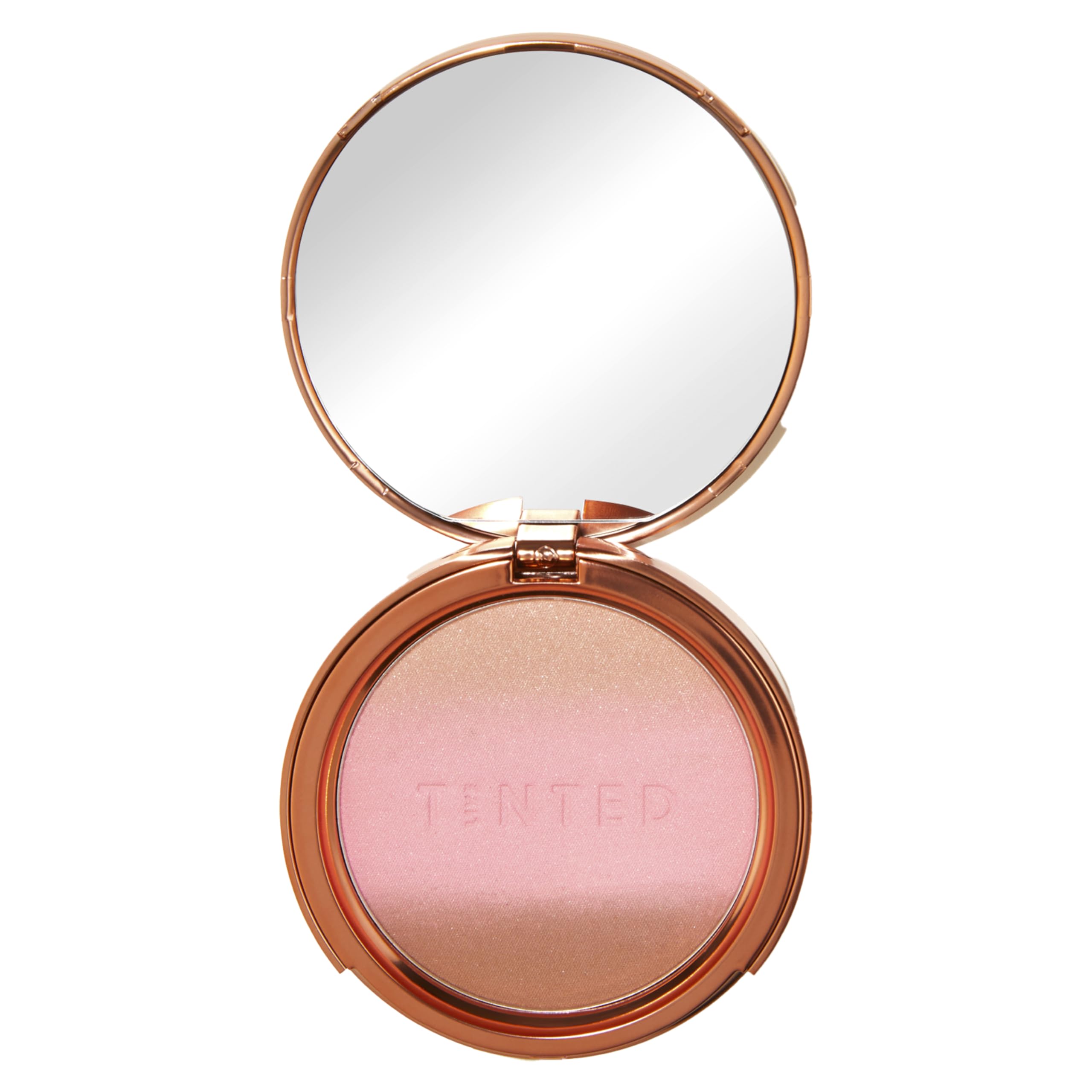 Live Tinted Huebeam gradient bronzer palette closeup for natural sunkissed glow
