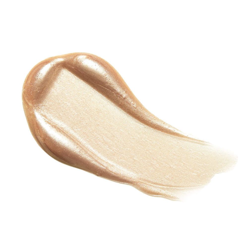 Live Tinted Hueglow applied on the cheek for a dewy, dimensional glow.