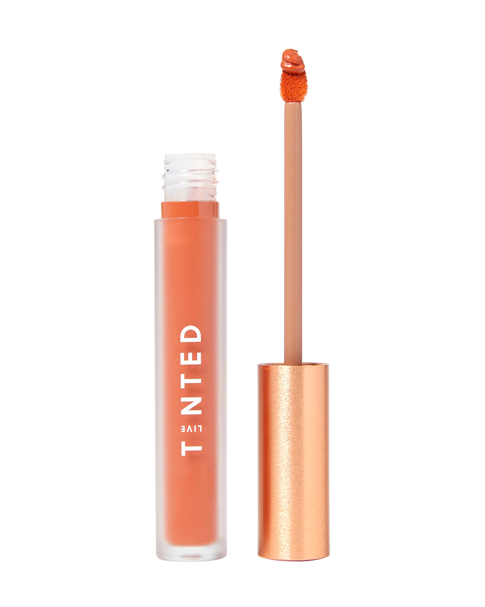Live Tinted Huelip Terra Cotta swatch showing rich color with moisture hint