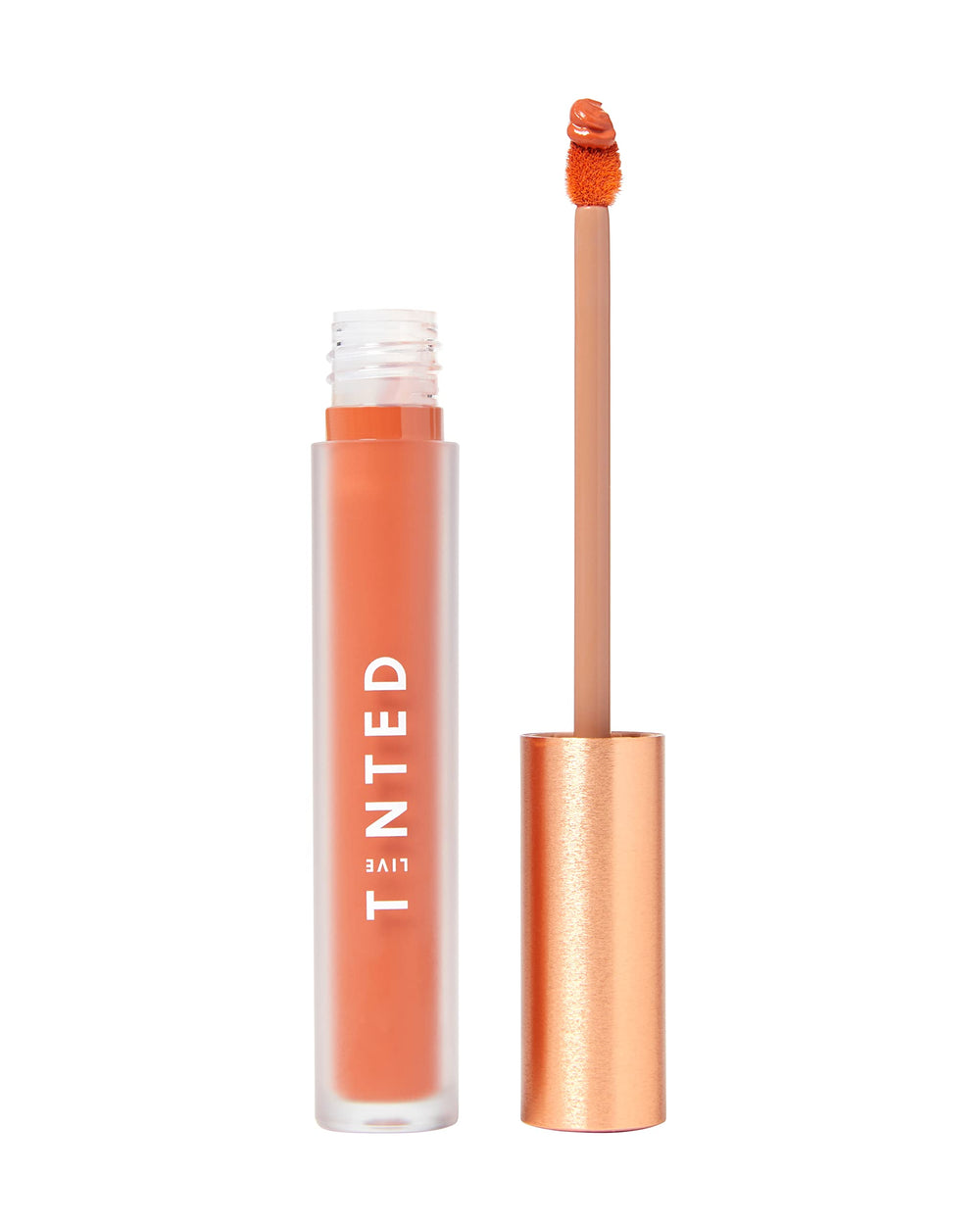 Live Tinted Huelip Terra Cotta swatch showing rich color with moisture hint
