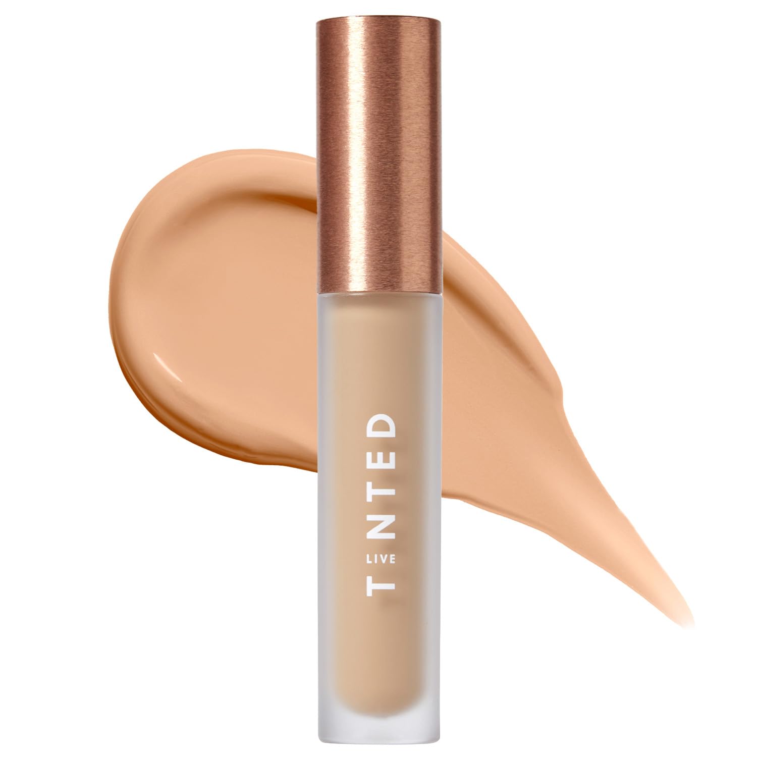 Live Tinted Hueskin Serum Concealer application close-up showing a blendable cream