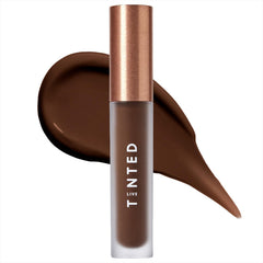 Live Tinted Hueskin Serum Concealer swatch on hand shows creamy texture for easy blending.