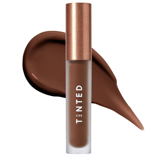 Live Tinted Hueskin Serum Concealer swatches show shade 2 for accurate color matching.