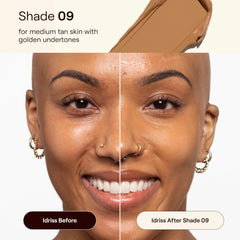 Live Tinted HUESTICK application blend on skin for even tone