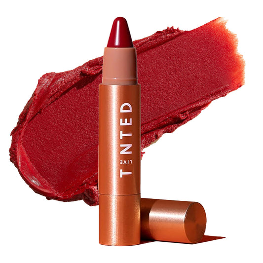 Live Tinted Huestick application on dark circles for brightening