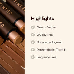 Live Tinted HUESTICK travel-friendly case designed for quick touch-ups