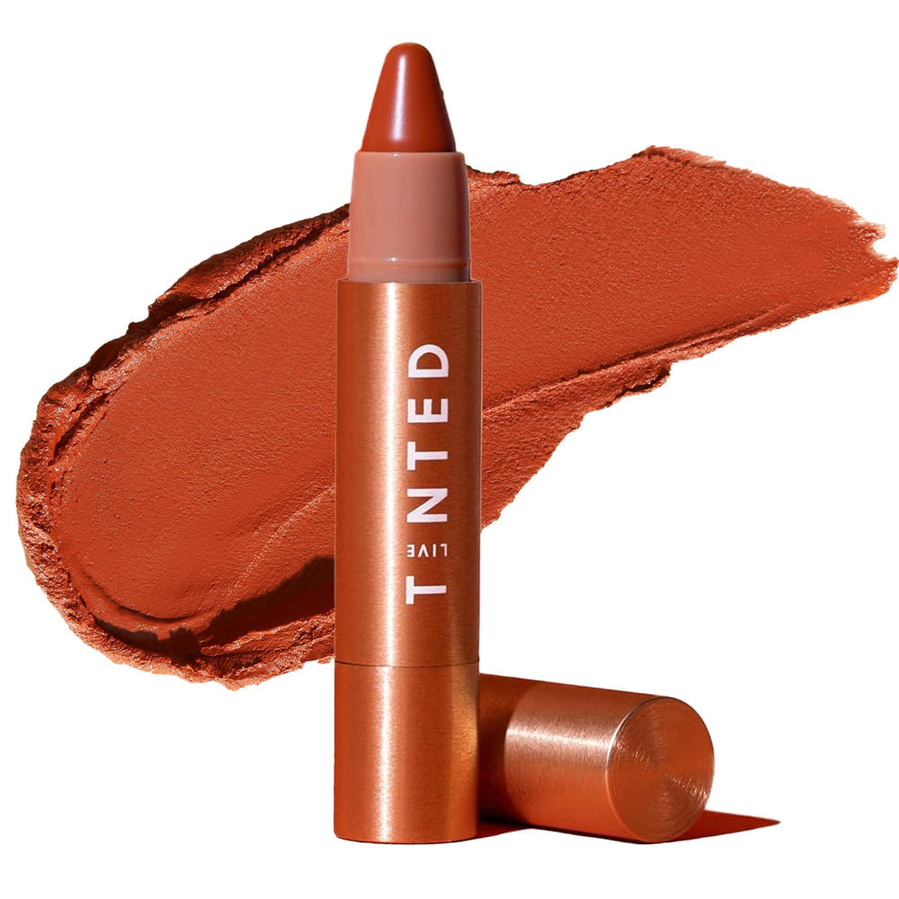 Live Tinted Huestick under-eye application demonstrates brightness and even tone.