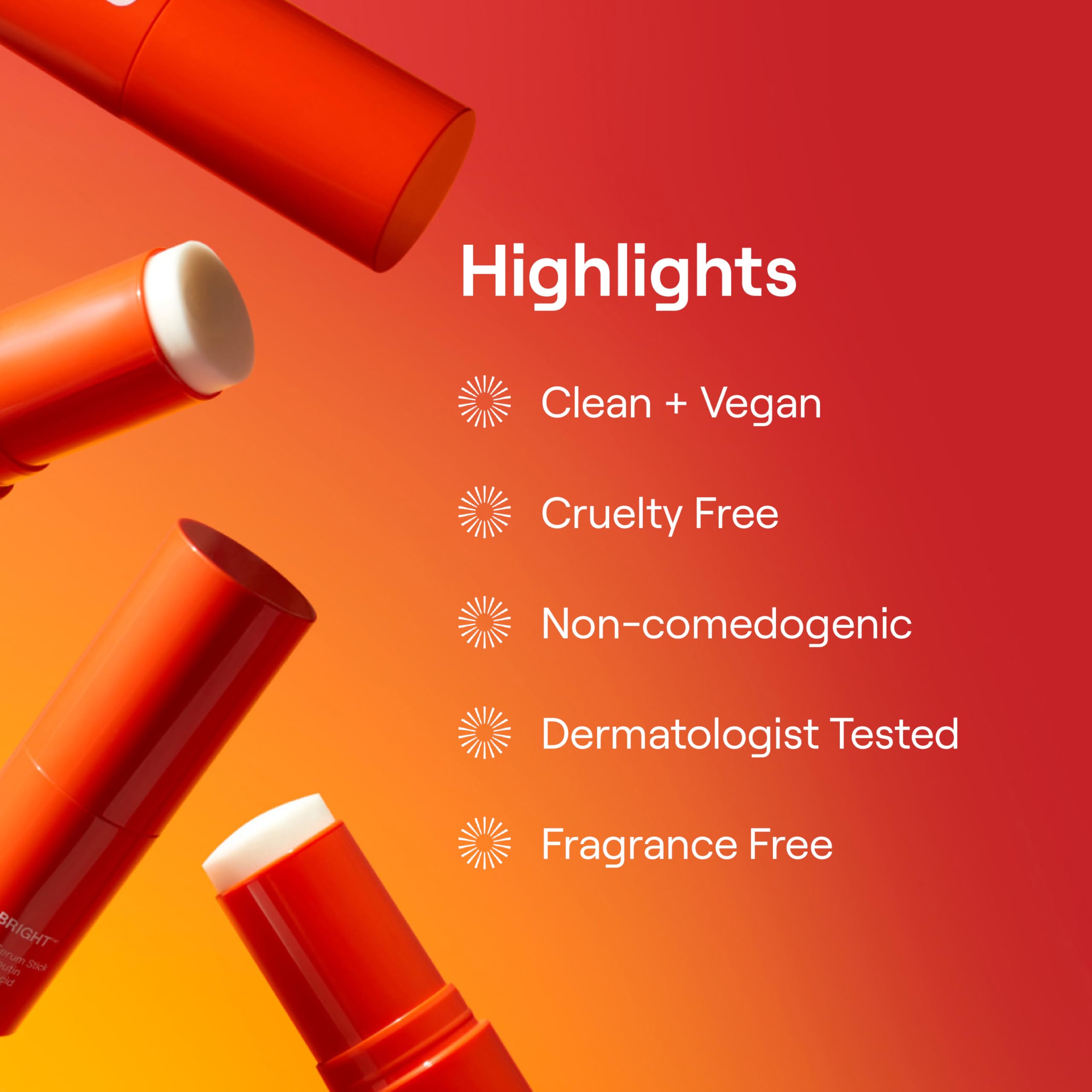 Live Tinted Superbright serum stick packaging on-the-go for travel skincare.