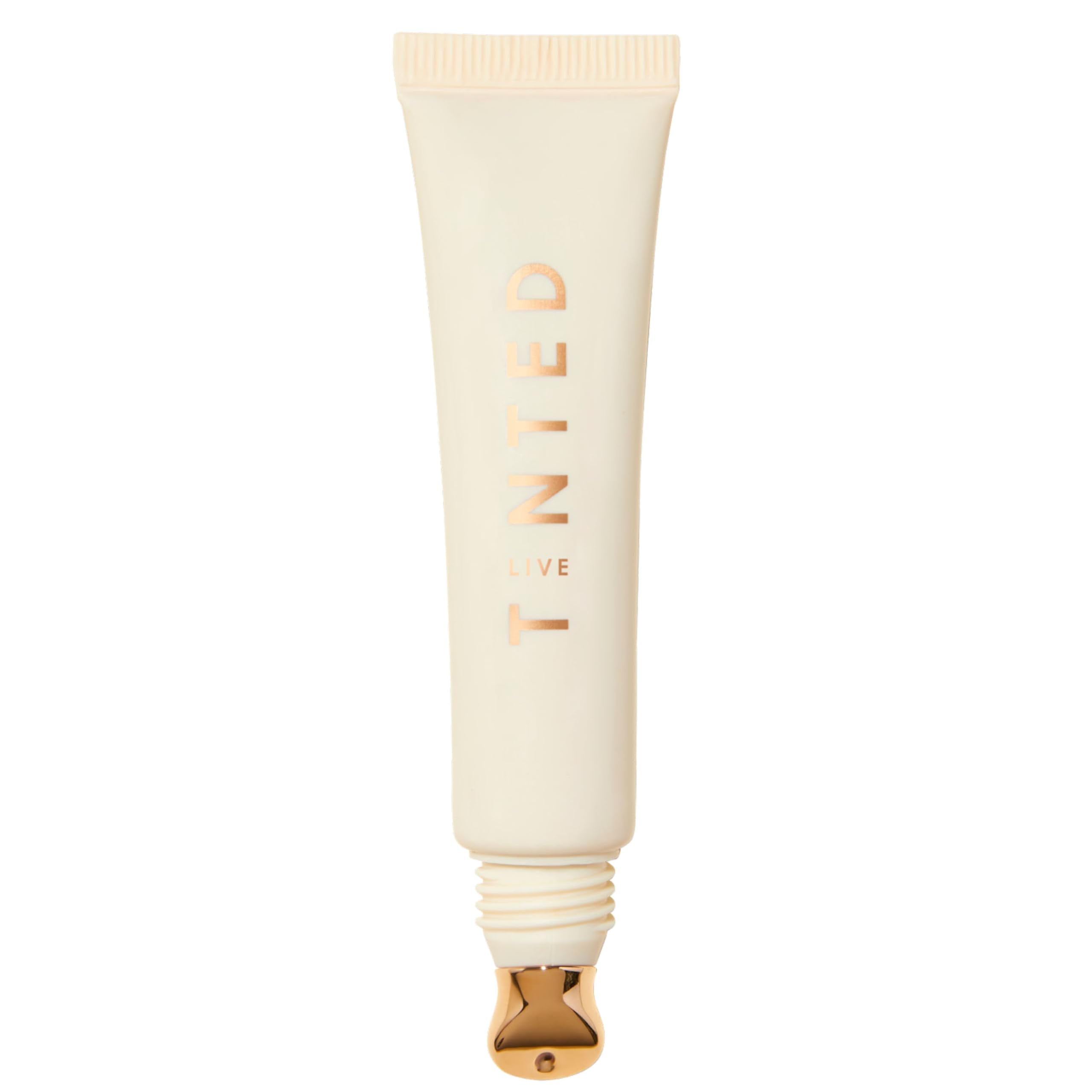 Live Tinted Superhue Eye Cream bottle highlighting hydration for a refreshed under-eye area.