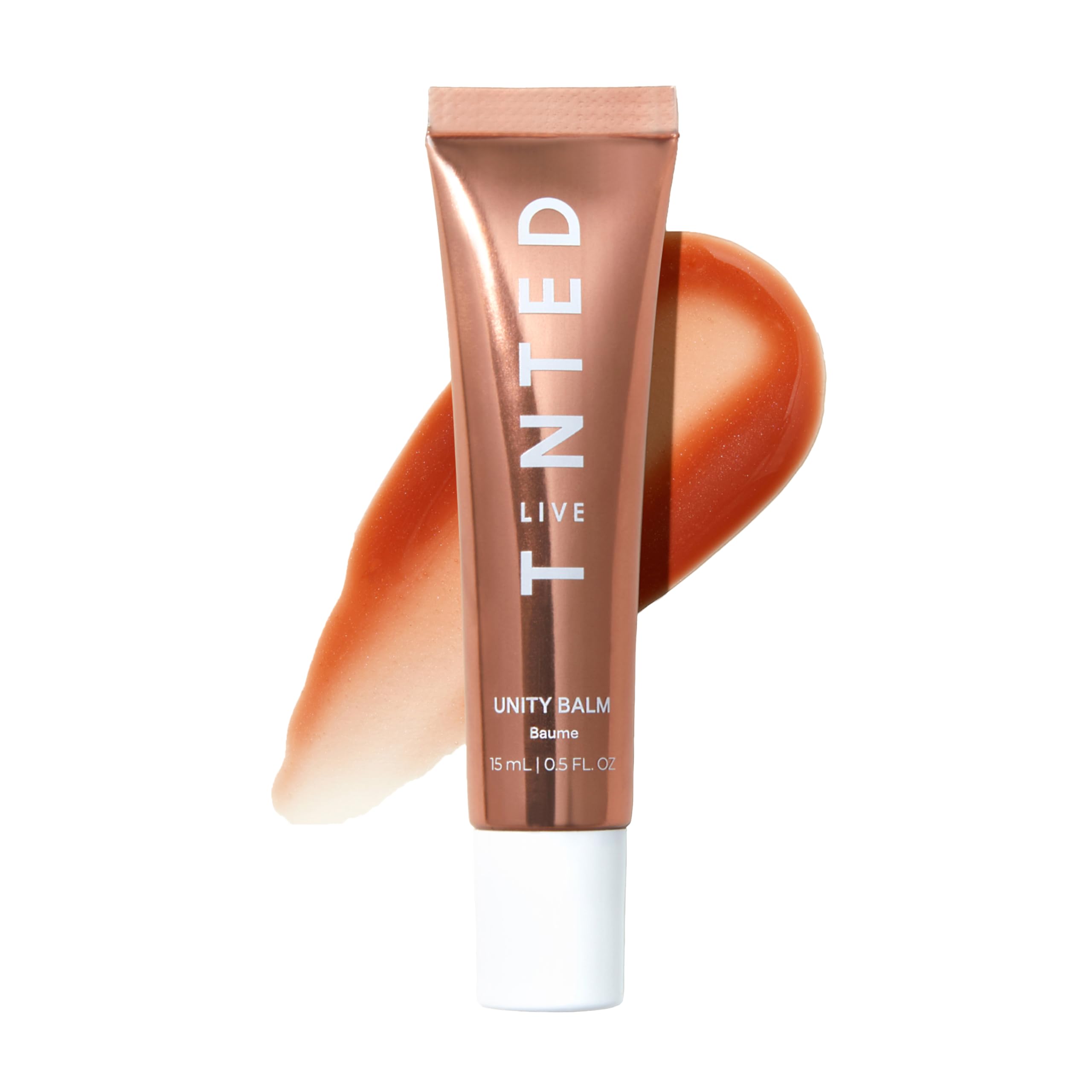Live Tinted Unity Balm packaging showcases portable hydration for on-the-go lips.