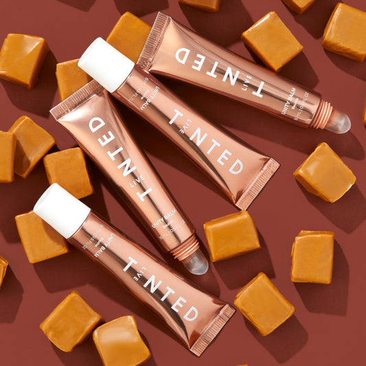 Live Tinted Unity Balm swatch in universal warm tint enhances natural lip color.