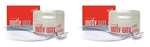 Livegain Motiv Sexy Wax in use for defined matte finish and smooth control.