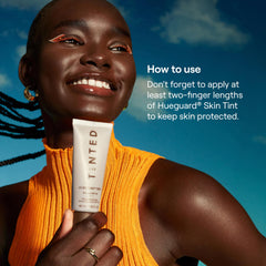 Live Tinted Hueguard SPF 50 formula with sea buckthorn oil supports lasting moisture.