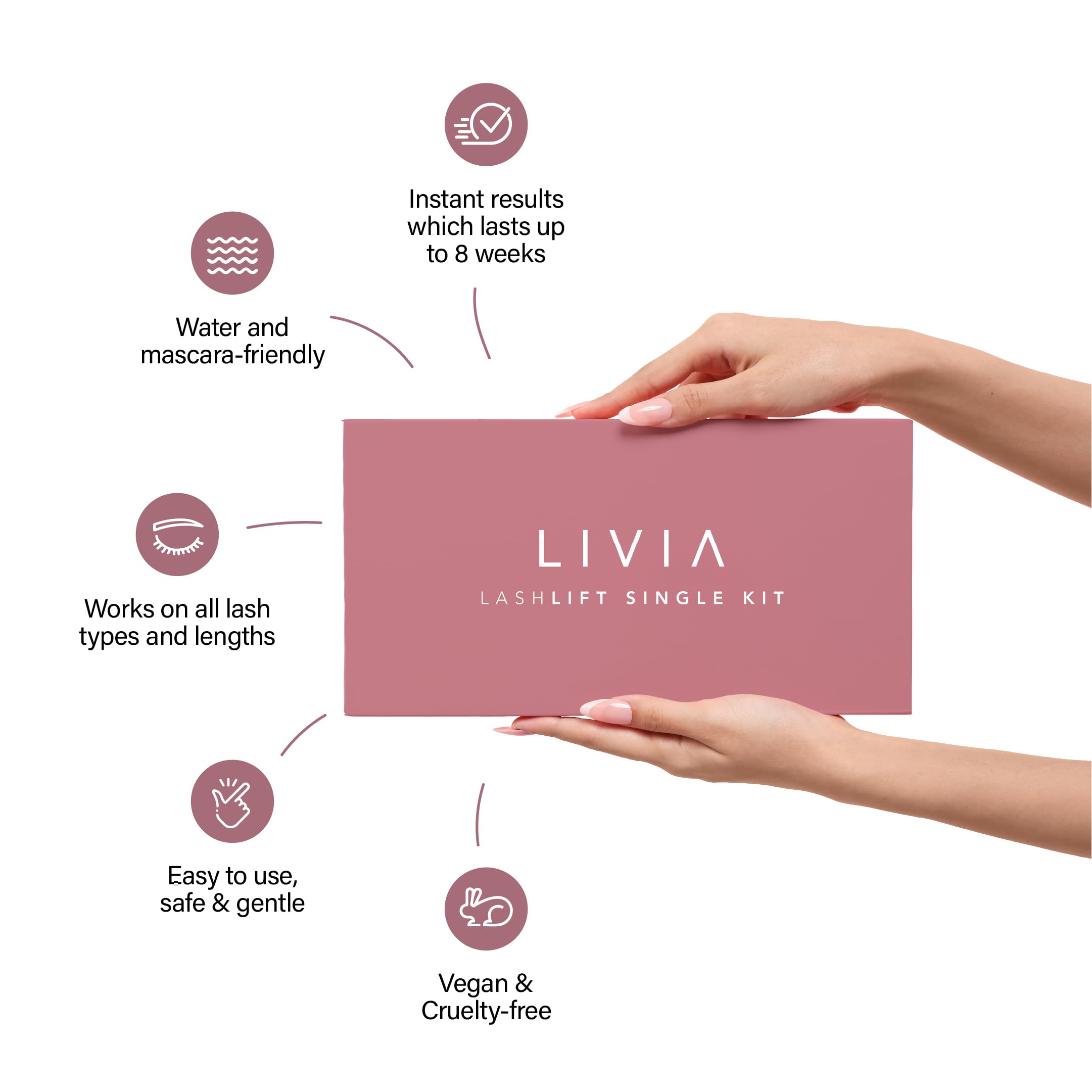 LIVIA Precision Tools for precise application and tidy home kit.