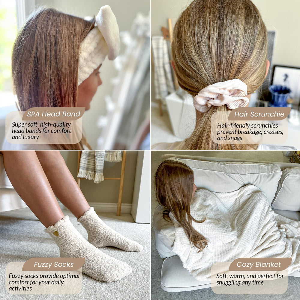 Living Canvas Design soft fuzzy socks add warmth for cozy days