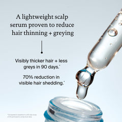 Living Proof Density Serum thicker hair look implies fuller appearance