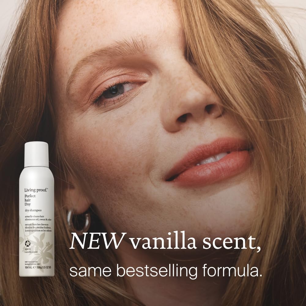 Living Proof Perfect Hair Day pump dispensing for quick refresh between washes.