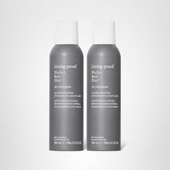 Travel-friendly Living Proof Dry Shampoo duo for on-the-go refresh.