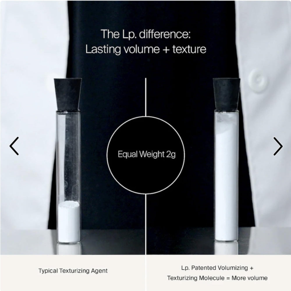 Living Proof Full Dry Volume & Texture Spray before and after visible lift