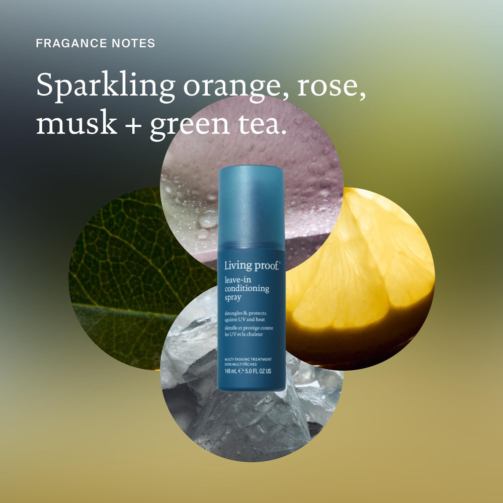 Living Proof Leave-In Conditioning Spray for all hair types, daily versatile option.