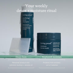 Hair looks healthier after using Living Proof Moisture Rescue Mask.