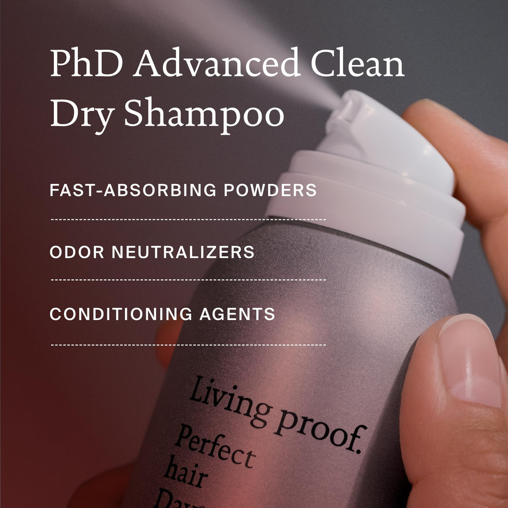 Living Proof Perfect Hair Day bottle shown for on-the-go styling