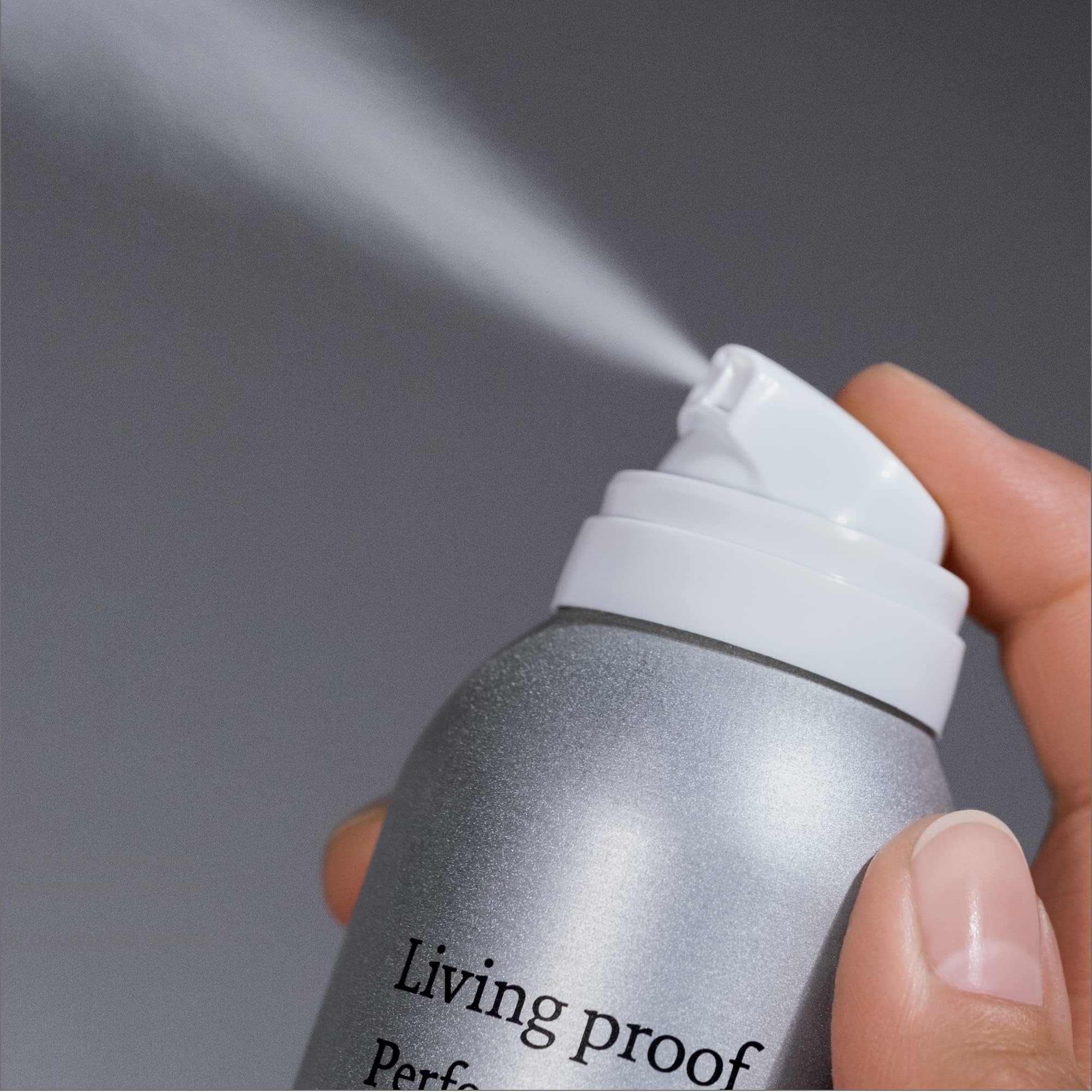 Living Proof phd dry shampoo soft texture after use for comfortable hair.