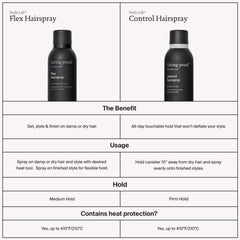 Living Proof Style Lab Flex Hairspray delivers flexible hold while preserving movement