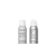 Living Proof Travel Advanced Clean Dry Shampoo bottle boosts freshness between washes