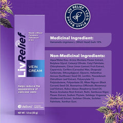 Tube being spread with LivRelief, non-irritating formula.
